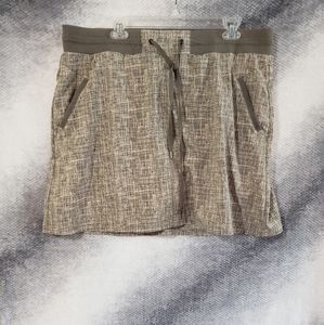 Plus skirt with shorts